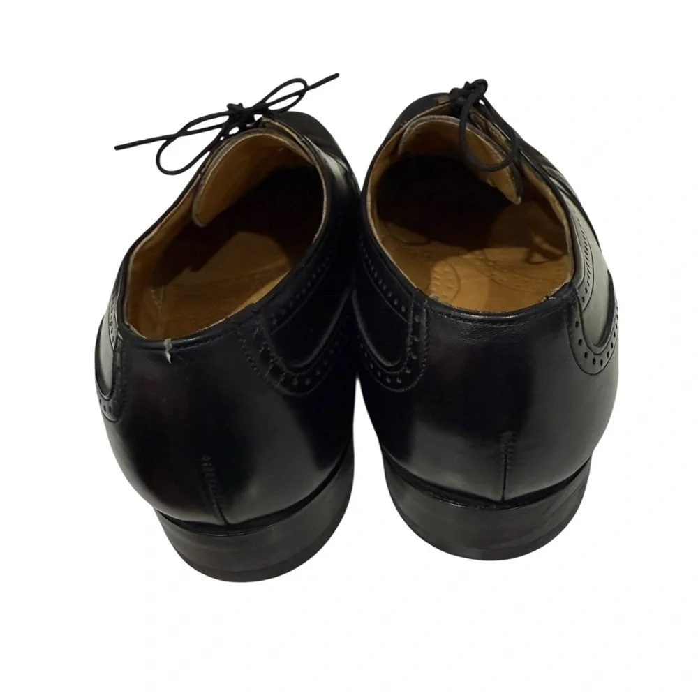 Johnston Murphy Aristocrat Wingtip Lace up Dress Shoes Size 7 1/2 Made in USA
